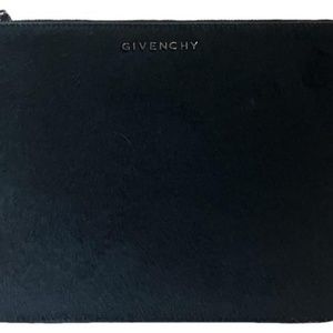 Givenchy Black Pony Fur Clutch